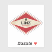 Linz Oostenrijk Vintage Sticker (Vel)