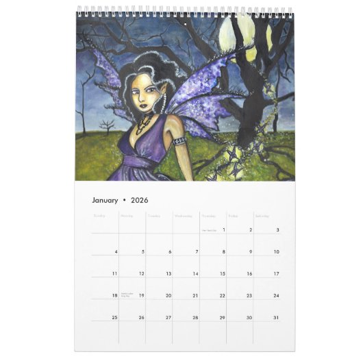 Linzi Sayles Fantasy Art Agenda 2010 Kalender (Jan 2026)