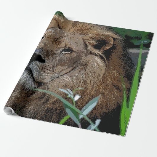 Lion20150805 Cadeaupapier (Uitgerold)
