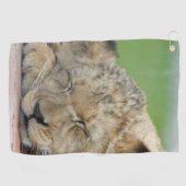 Lion 014 golfhanddoek (Horizontaal)