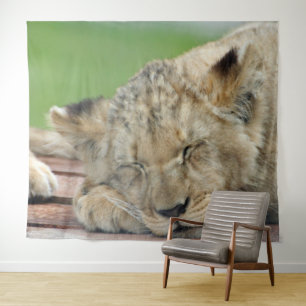 Lion 014 wandkleed