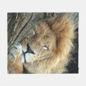 Lion 036 fleece deken (Voorkant (Horizontaal))