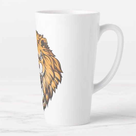Lion 17oz Latte Mug (Droite)