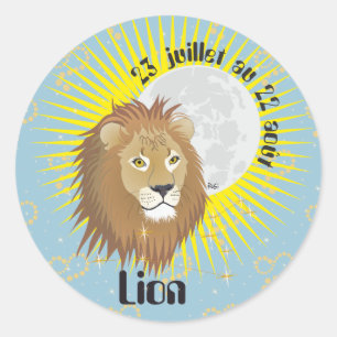 Lion 23 juillet au 22 août Autocollants