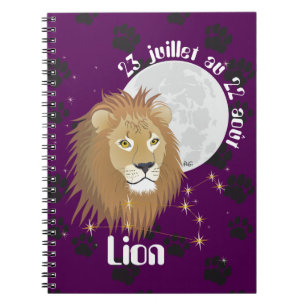 Lion 23 juillet au 22 août Carnet Notitieboek