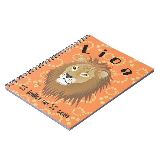 Lion 23 juillet au 22 août Carnet Notitieboek (Linkerzijde)