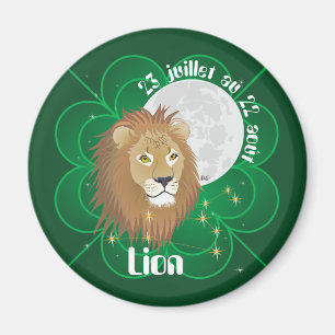 Lion 23 juillet au 22 août Magnet Magneet