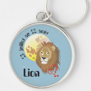 Lion 23 juillet au 22 août Porte-clés Sleutelhanger