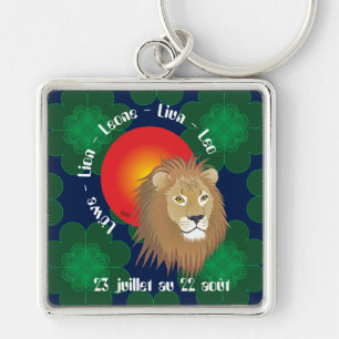 Lion 23 juillet au 22 août Porte-clés Sleutelhanger