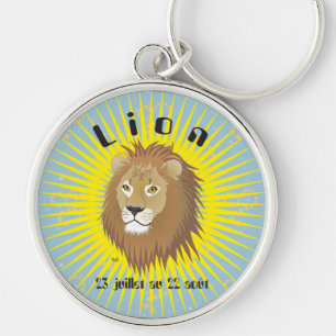Lion 23 juillet au 22 août Porte-clés Sleutelhanger