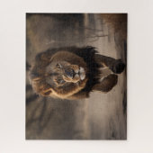 Lion a droit de chemin Jigsaw Puzzle (Vertical)