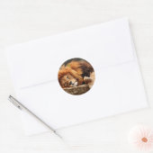Lion à stickers (Enveloppe)