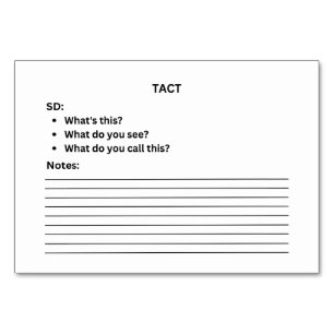 Lion ABA Tact Labellisation Flashcard Carte phot