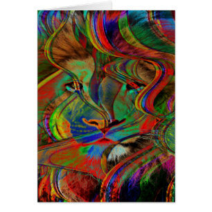 Lion abstrait