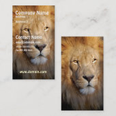 Lion Afbeelding Visitekaartje (Voorkant / Achterkant)