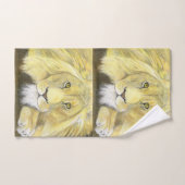 Lion africain (Serviette à main)