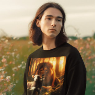 LION AND THE LAMB CHRISTELIJKE T-SHIRTS