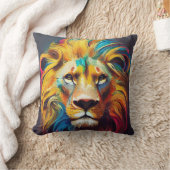 Lion Animal Discovery Adventure Natuur Planet Kussen (Deken)