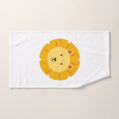 Lion Anniversaire Art pour enfants (Serviette à main)