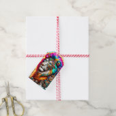 Lion Art Cadeaulabel (Met Touw)