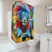 Lion Art Douchegordijn (In situ)