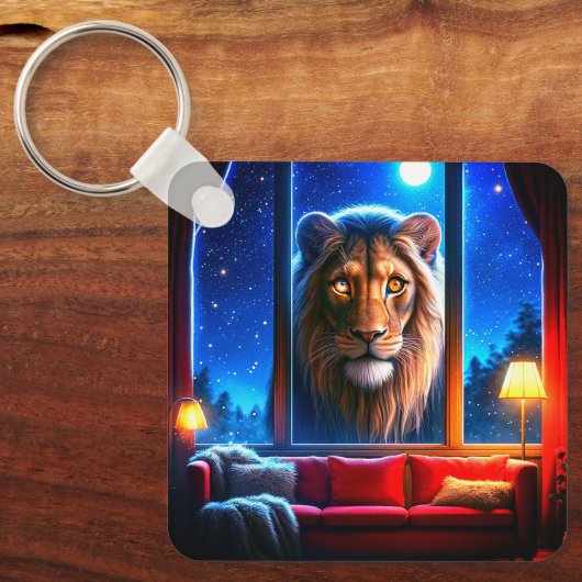 Lion Art Sleutelhanger (Voorkant)