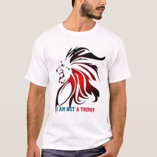 Lion Art T-shirt ontwerp, Wildlife Lion Art