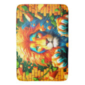 Lion Artwork Badmat (Voorkant Verticaal)