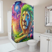 Lion Artwork Douchegordijn (In situ)
