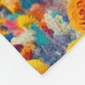 Lion Artwork Fleece Deken (Hoek)