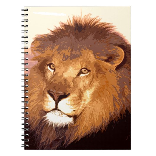 Lion Artwork Notitieboek (Voorkant)