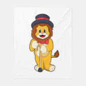 Lion as Gentleman with Pet Fleece Deken (Voorkant)