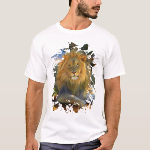 LION AUTOUR DU T-shirt