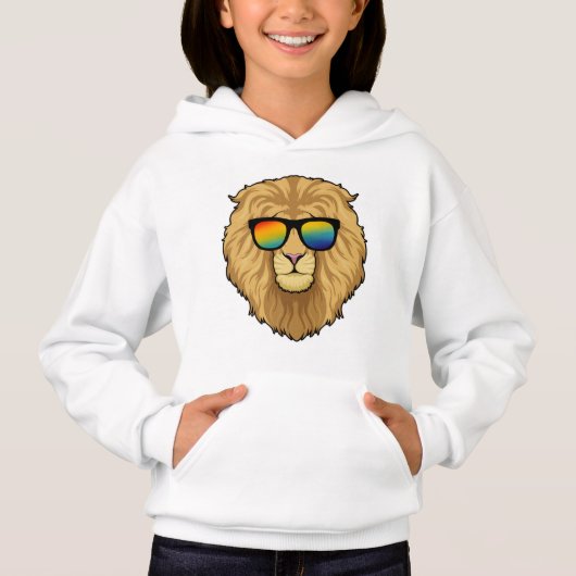 Lion avec lunettes de soleil (Devant)