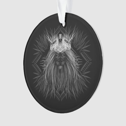 Lion avec monogramme de couronne (devant)