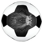 Lion avec monogramme de couronne (Tourné)