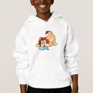 Lion avec poisson