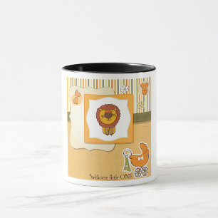 Lion Baby Faire-part Mug