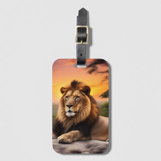 Lion Bagagelabel (Voorkant (verticaal))