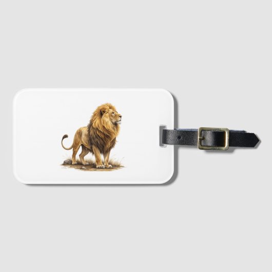 Lion Bagagelabel (Voorkant (horizontaal))