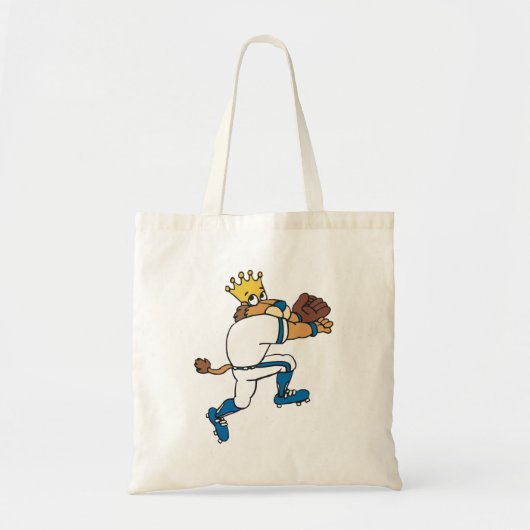 Lion Baseball Player Canvas tas (Voorkant)