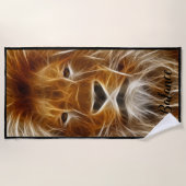 Lion Beach Towel Strandlaken (Voorkant)