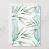 Lion bébé garçon Christening Invitation (Dos)