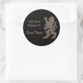 Lion Book Label Sticker (Tas)