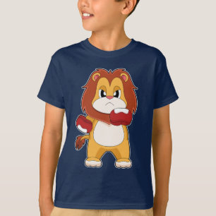 Lion Boxer Bokshandschoenen Boksen T-shirt