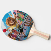 Lion Boy Play Tafeltennisbatje (Zijkant)