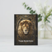 Lion Briefkaart (Staand voorkant)
