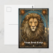 Lion Briefkaart (Voorkant / Achterkant)