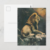 Lion briefkaart (Voorkant / Achterkant)