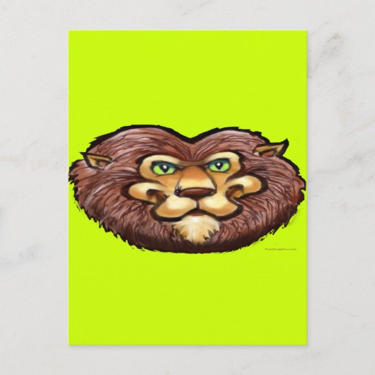Lion Briefkaart (Voorkant)